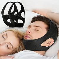 Anti Snoring Chin Strap, Solid Color Triangle Shape Sleeping Mouth Strap, Soft Breathable Anti Snoring Mouth Strap, Suitable ...