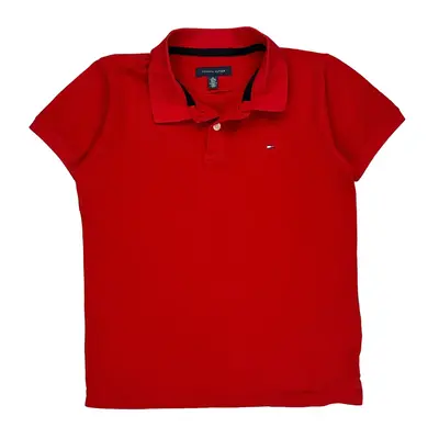 Tommy Hilfiger Polo Shirt - XL Red Cotton