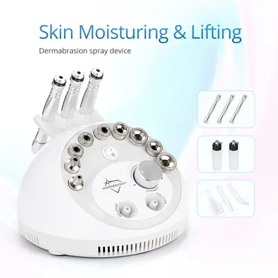 Diamond Microdermabrasion Dermabrasion Facial Peel Vacuum Spray Machine for Spa Salon Studio Home Use | MS-22P3N
