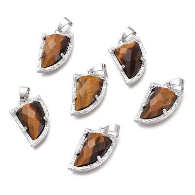 Natural Tiger Eye Pendants
