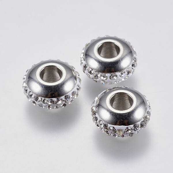 304 Stainless Steel European Beads