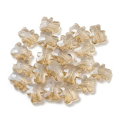 100Pcs Electroplate Glass Beads