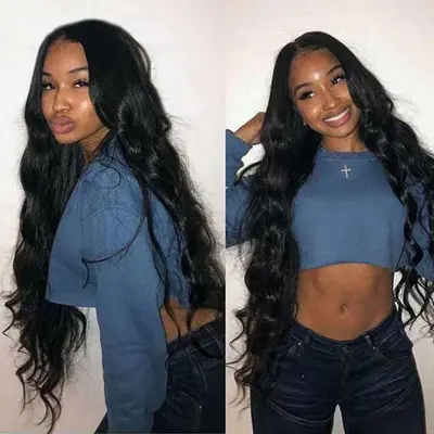 3 Bundle Deals With Frontal Body Wave Virgin Hair Weaves -AshimaryHair.com