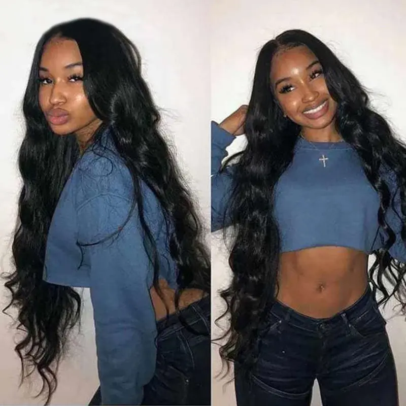 3 Bundle Deals With Frontal Body Wave Virgin Hair Weaves -AshimaryHair.com