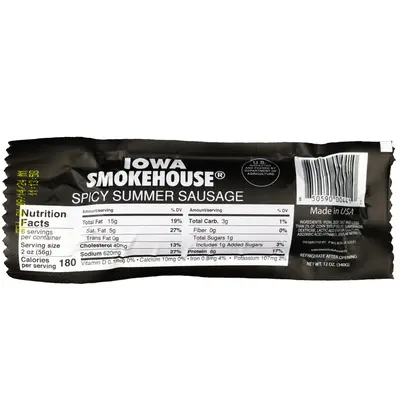 12 oz Summer Sausage Spicy