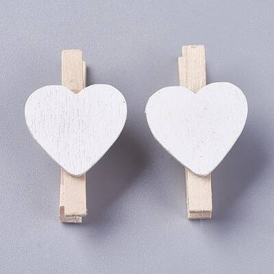 Wooden Craft Pegs Clips