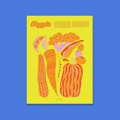 Veggie Fun Facts Print