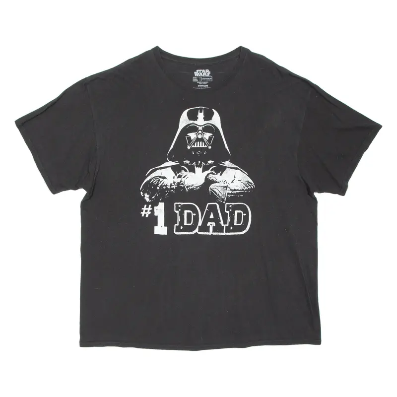 STAR WARS Darth Vader #1 Dad Mens T-Shirt Black 2XL