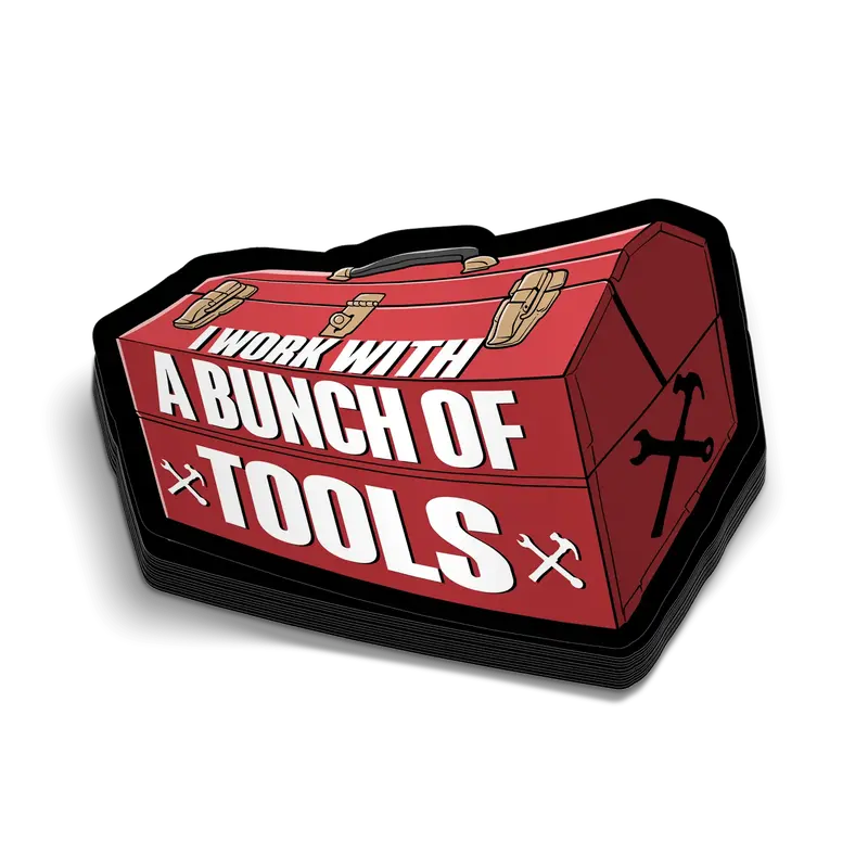 Bunch Of Tools - Hard Hat Decal