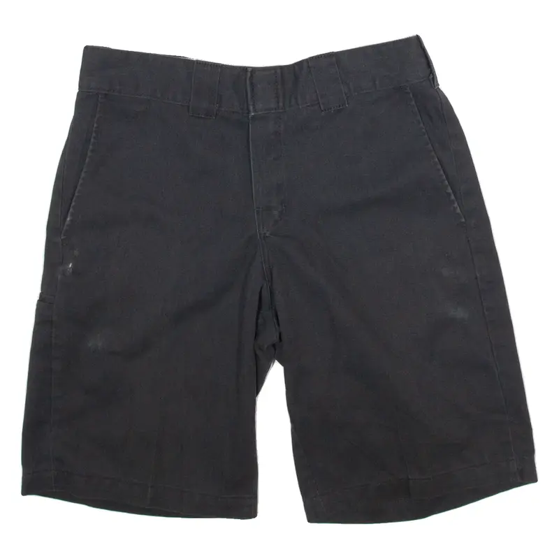 DICKIES Mens Workwear Shorts Black Relaxed M W30
