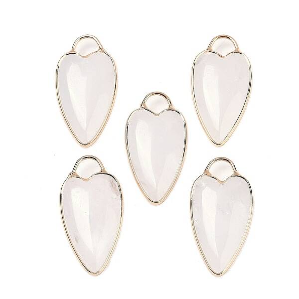 Natural Quartz Crystal Pendants