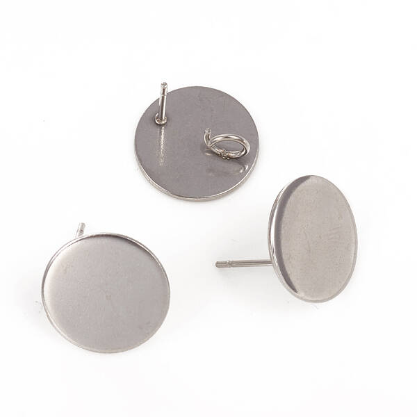 Tarnish Resistant 304 Stainless Steel Stud Earring Findings