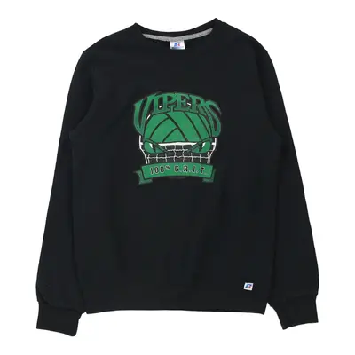 Vipers Russell Athletic Graphic Sweatshirt - Small Black Cotton Blend