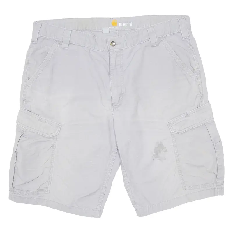 CARHARTT Mens Workwear Shorts Grey Relaxed XL W38