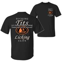 Sucking T and Licking C Funny Titos Drinking Humor Party T-shirt, Rap Hip-hop Music Shirt, Titos Logo Party Vibes Design 2 Si...