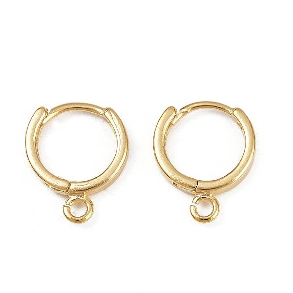 Brass Hoop Earring Findings