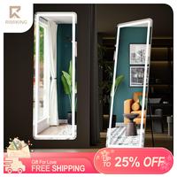 RIMIKING LED Full-Length Mirror, Touch Button Control, Dimmable Brightness, Color Temperature Options,Home Decor, Hd Glass,21...