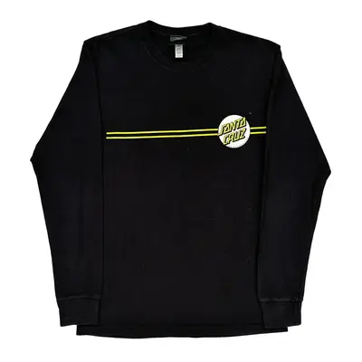 Skateboards Santa Cruz Graphic Long Sleeve T-Shirt - Small Black Cotton