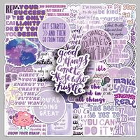 Motivational Letter Series Graffiti Sticker, 50pcs/set Waterproof Decals Stickers, Decorative Sticker for Phone Case, Laptop,...