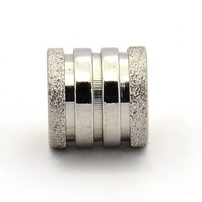 Tarnish Resistant 201 Stainless Steel Textured Beads