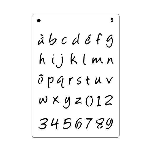 PET Plastic Hollow Painting Silhouette Stencil