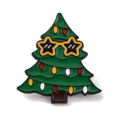 Christmas Tree Enamel Pins
