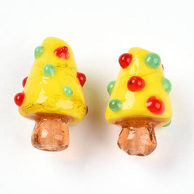 Handmade Lampwork Bumpy Beads