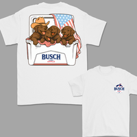 Dogs Beer Tees, 4th Of July T-Shirt Chocolate Labrador T-shirt, Perfect Beer And Dog T-shirt For Women, For Men