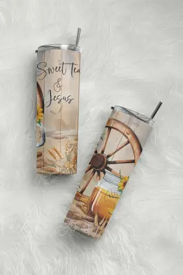 Sweet Tea & Jesus Tumbler