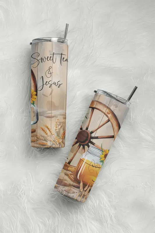 Sweet Tea & Jesus Tumbler