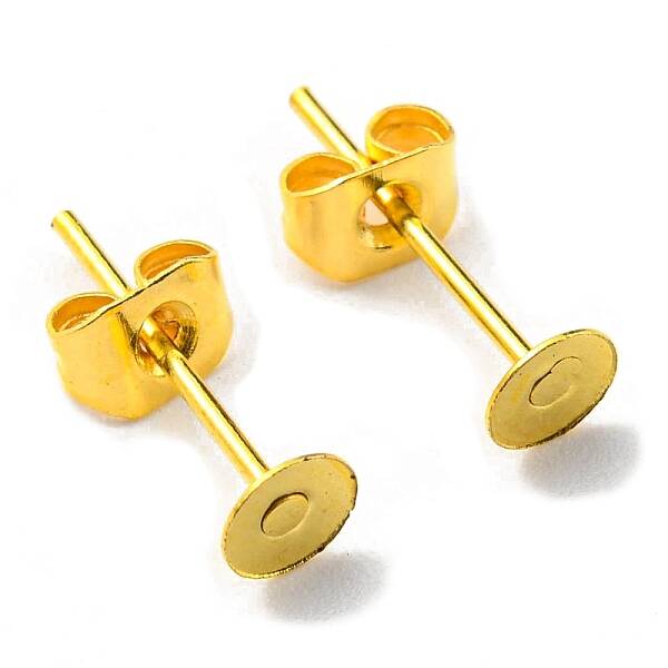 Iron Stud Earring Findings