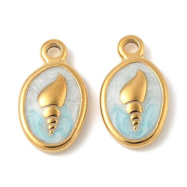 304 Stainless Steel Enamel Pendants