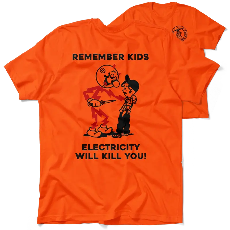 Remember Kids - Safety Orange T-Shirt