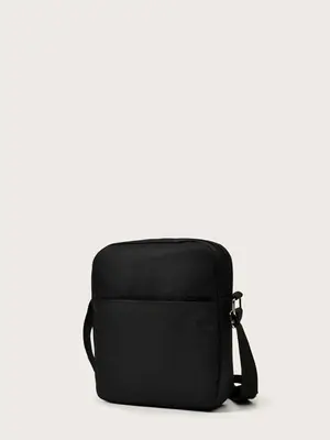 Men's Solid Color Nylon Crossbody Bag As Gift, Casual Business Lightweight Travel Shoulder Bag, Male Casual Zip Square Bag f...