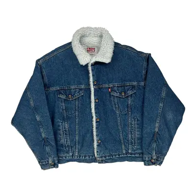 Levis Denim Jacket - XL Blue Cotton