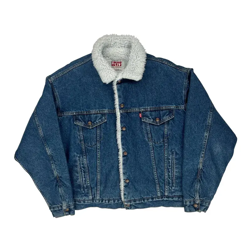 Levis Denim Jacket - XL Blue Cotton