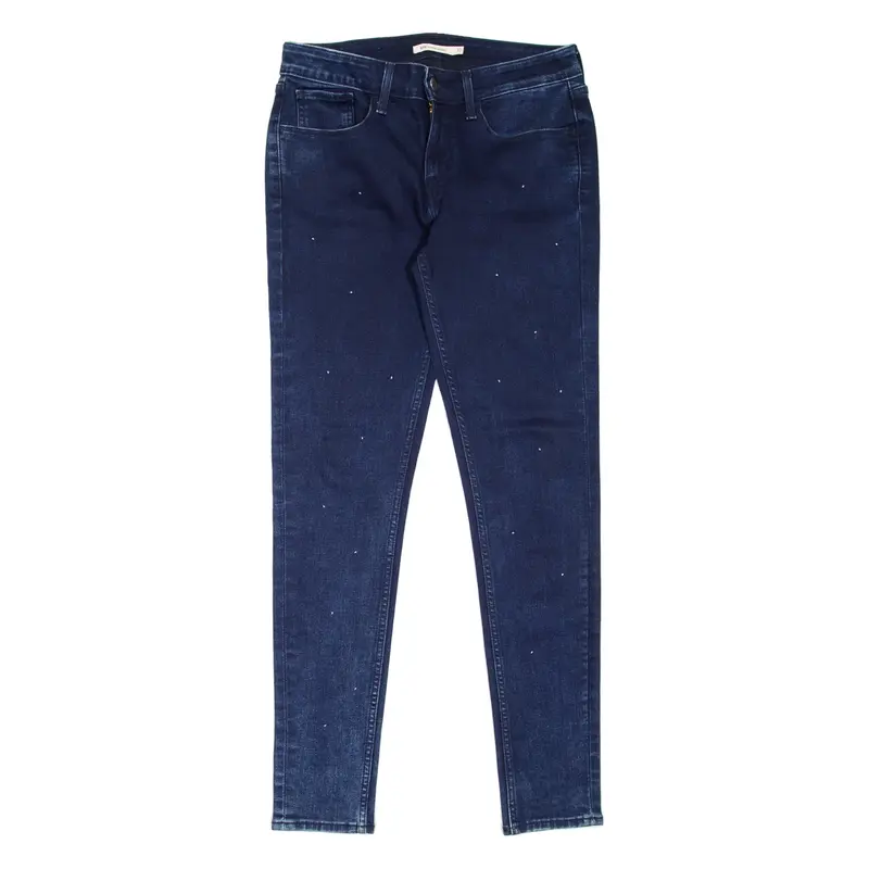 LEVI'S 535 Studded Womens Jeans Blue Slim Skinny W30 L30