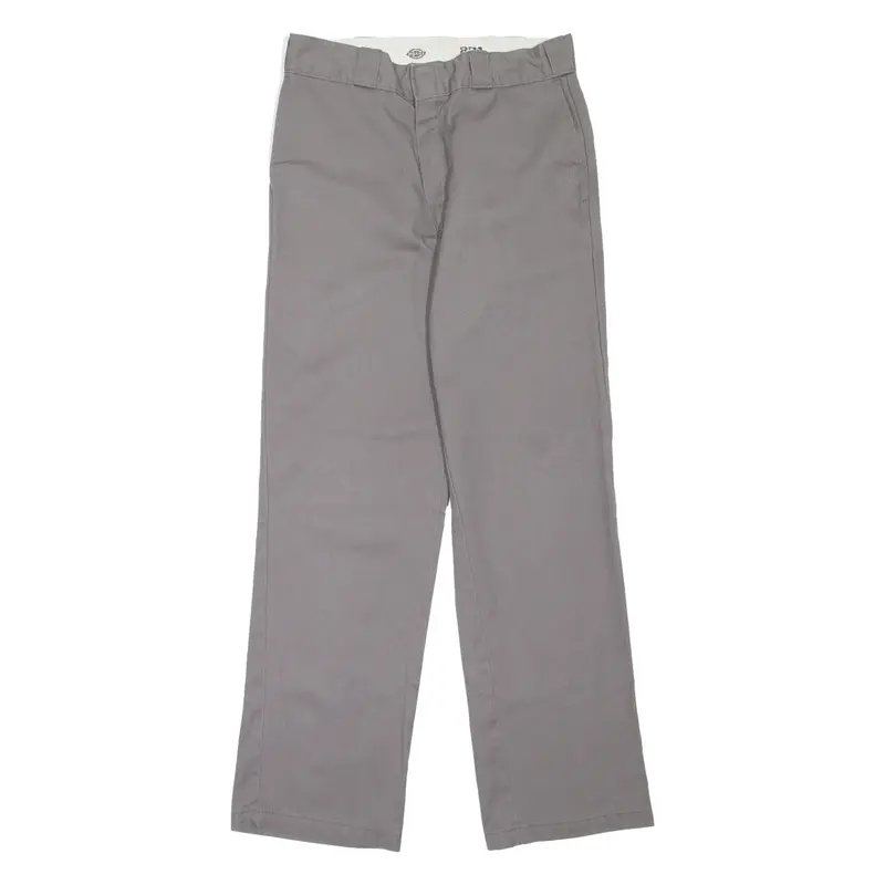DICKIES 874 Workwear Mens Trousers Grey Regular Straight W32 L32
