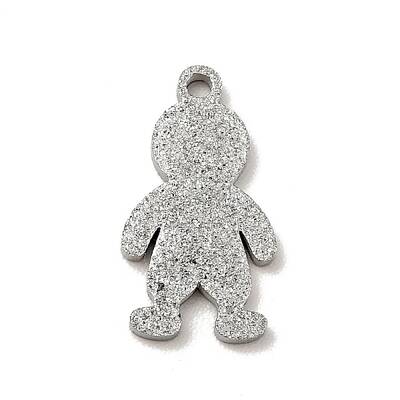 Non-Tarnish 304 Stainless Steel Textured Pendants