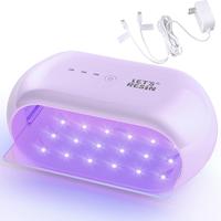 Double-Sided UV Light Advanced, Longer time Setting(2m,3m,5m) UV Resin Light with 36 LED Beads, Large Size UV Lamp for Resin ...