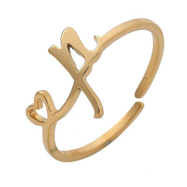 304 Stainless Steel Cuff Rings for Women