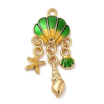 Alloy Enamel Pendants