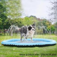 Fun Outdoor Water Sprinkler for Dogs, Portable Non-slip Pet Play Bathing Sprinkler, Outdoor Water Soaker, Outdoor Pet Shower ...