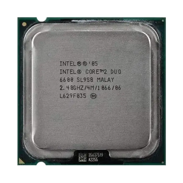 YW147 Dell 2.40GHz 1066MHz FSB 4MB L2 Cache Socket LGA775 Intel Core 2 Duo E6600 Dual-Core Processor