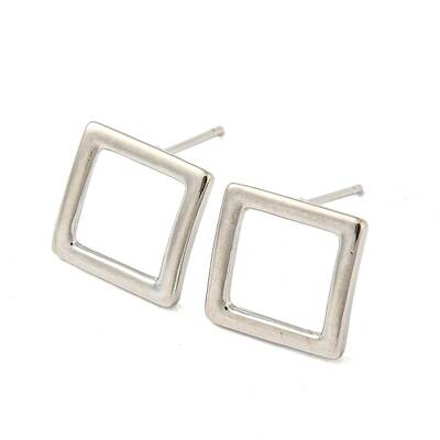 Brass Stud Earrings
