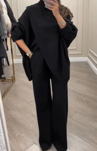 Women's 2-Piece Oversized Sweater & Pants Set