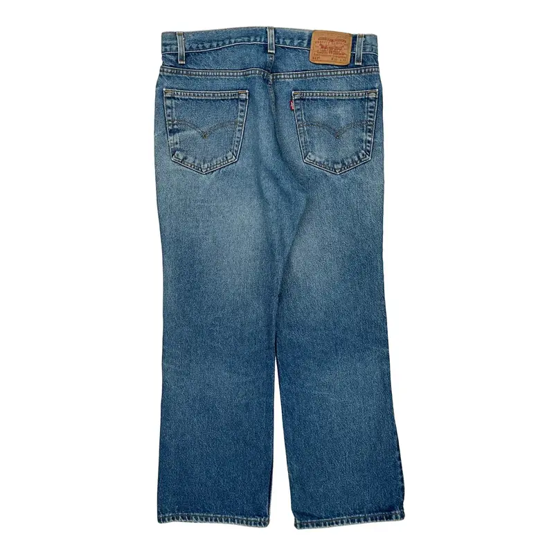 517 Bootcut Levis Jeans - 34W UK 16 Blue Denim