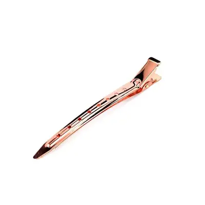 Duck Bill Clips Rustproof Metal Alligator Curl Clips with Holes for Hair Styling, Hair Coloring 1 PCS