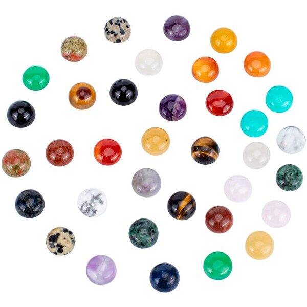 Natural & Synthetic Mixed Stone Cabochons