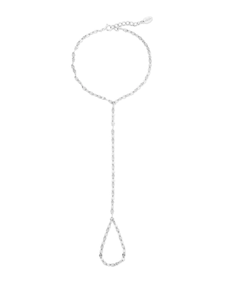 Sparkly Handchain | Metal Color: Silver | Size: Adjustable 6 - 7 inches